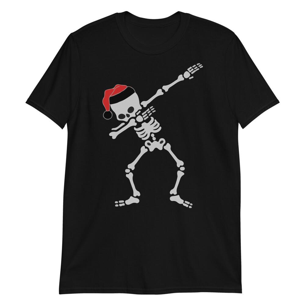 Christmas shirt Dabbing Skeleton, Dancing Skull, Funny Xmas Shirt S