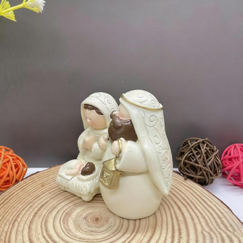 Cartoon Manger Statue Ornament Practical Resin Figurine Home Office Ornament Perfect for Indoor and Outdoor Decoration