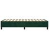 Box Spring Bed Frame Dark Green 90 x 190 cm Velvet