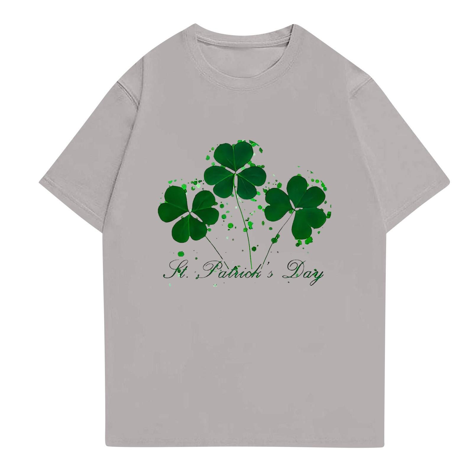 

Женская летняя модная повседневная блузка с коротким рукавом и принтом R-образным вырезом XXXL