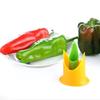 New 2 Pcs/set Creative Pepper Corer Slicer Pepper Seeded Remover Device Tomato Coring Device Fruit Vegetable Cutter Random Color