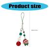 Resin Gingerbreads Man and Bear Phone Chain Keychain Phone Lanyard Keyrings Pendant for Fashionable and Practical Use