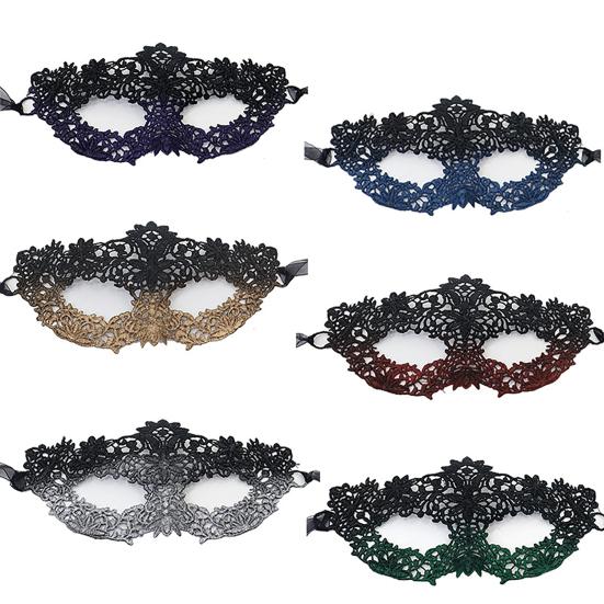 Couple Masquerade Masque Set Mardi Gras Party Ball Half-Face Masque Venetian Party Halloween Accessory for Men Women