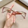 New Sexy Cat Eye Myopia Glasses Women 2024 Optical Fashion Eyeglasses Blue Light Blocking Nearsighted Glasses -1 -1.5 -2 -2.5 -3
