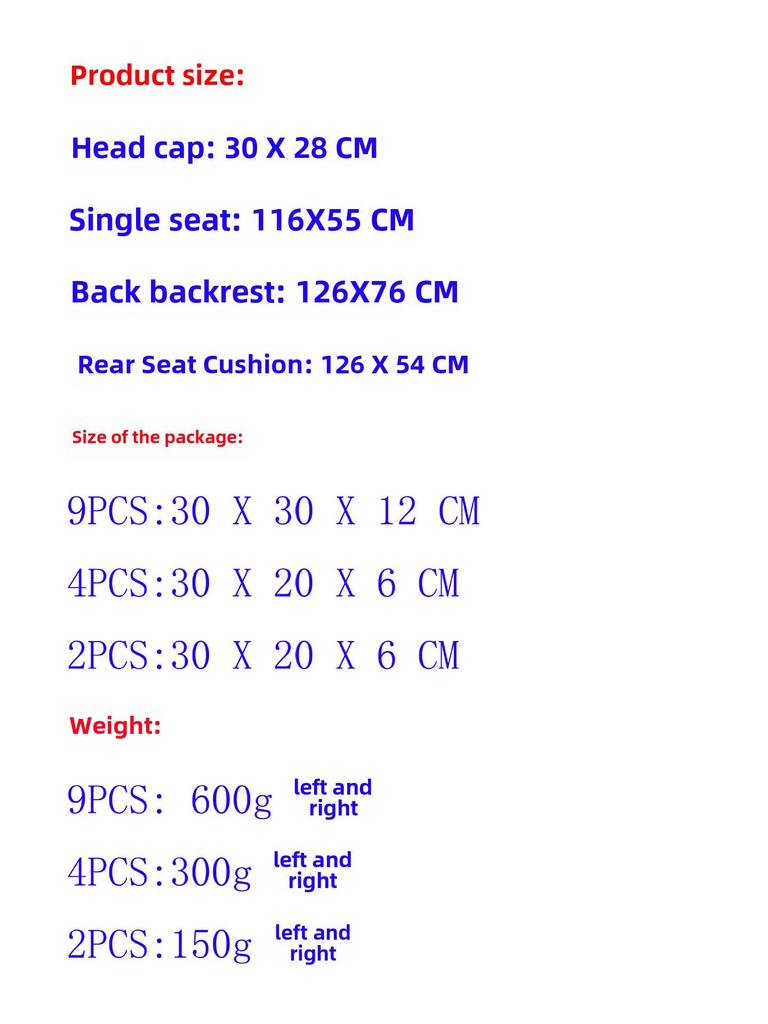 9-Piece Universal Car Seat Cover Set - All-Season, Cloth, For 5-Seater Vehicles