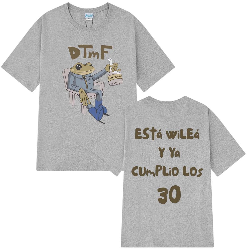 Esta Wilea Personalized Bad Bunny Dtmf New Album T Shirt Unisex Unisex Fashion Clothing Summer Cotton Casual Tshirts Streetwear Top