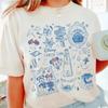 Disney Cruise Line Shirt, Retro Mickey Minnie Merrytime Cruise T-Shirt, Cute Hand Drawn Sailor Vacation Apparel, Comfort Colors Tee