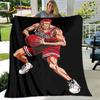 Slam Dunk Anime tegneserie mykt plysjteppe,flanellteppe Dyneteppe for stue soverom Sengesofa Pikniktrekk Bettdecke