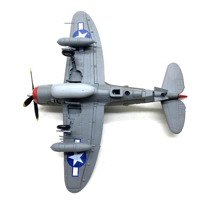 Aircraft Model 1:72 American P-47thunderbolt Fighter Alloy Aircraft Model Finished Product Boutique Collection Ornament Gift