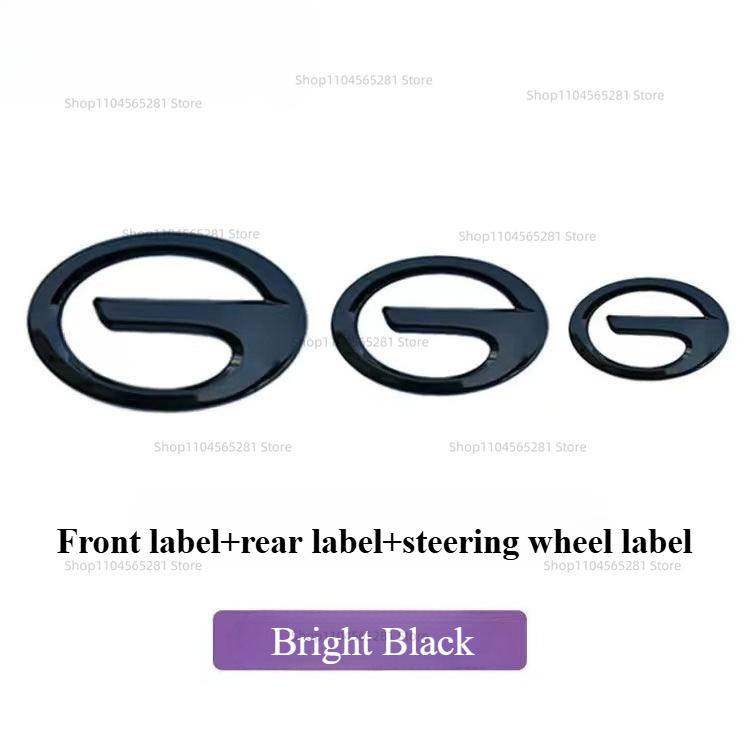 

For Trumpchi GAC GS3 Emzoom 2023 Accessories Car Front Rear Grille Logo Steering Wheel Stickers Emblem ABS stick