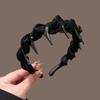 Simple Black Headband Jewelry Material Cloth Girl Women Hairband Semi-finished Solid Hair Accessories Hoop Headwear