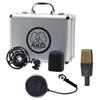 AKG C414 XLII-Y4 Condenser Microphone 9 Polar Patterns Japan Model 4-Year Warranty Vocal Recording ASMR YouTube Streaming