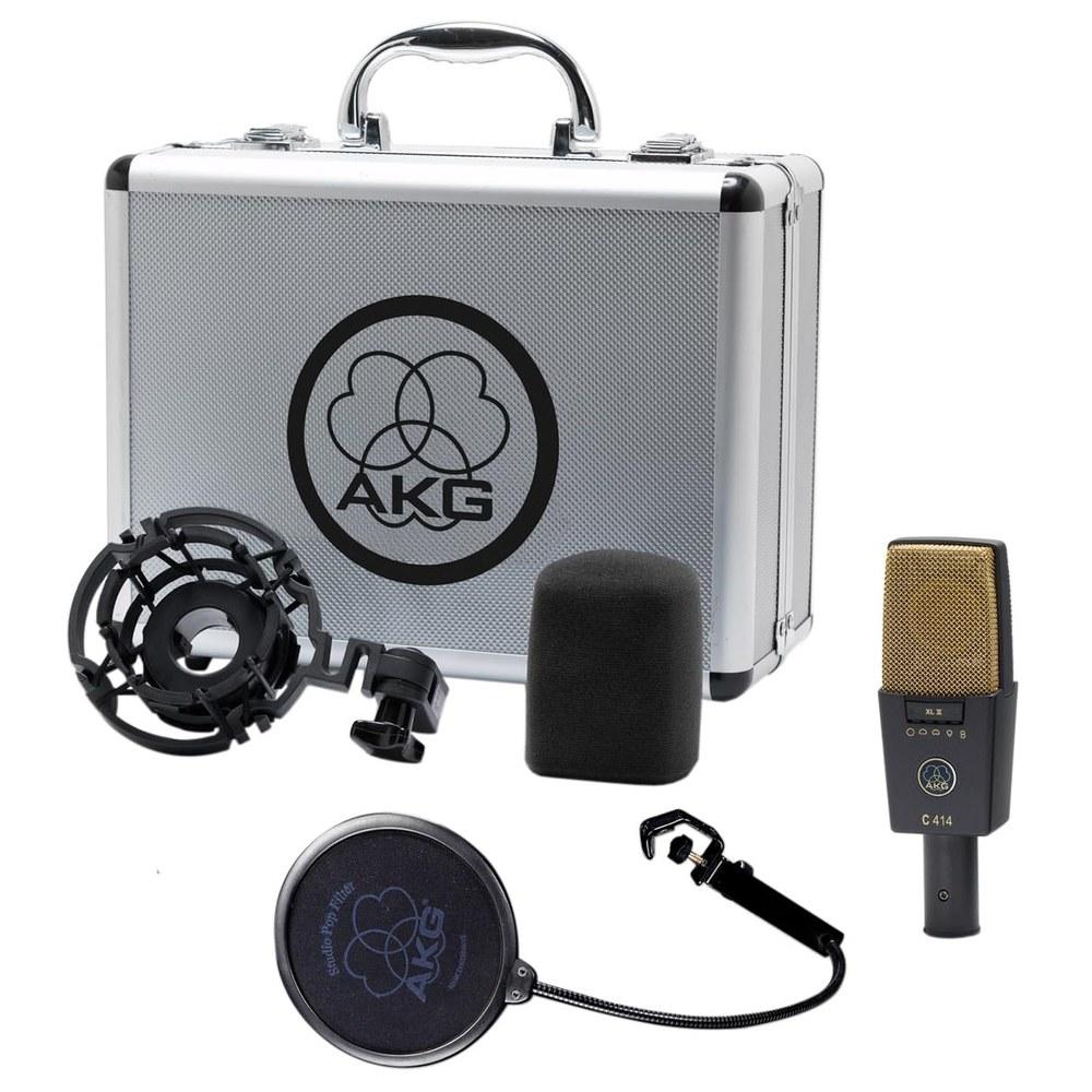 AKG C414 XLII-Y4 Condenser Microphone 9 Polar Patterns Japan Model 4-Year Warranty Vocal Recording ASMR YouTube Streaming