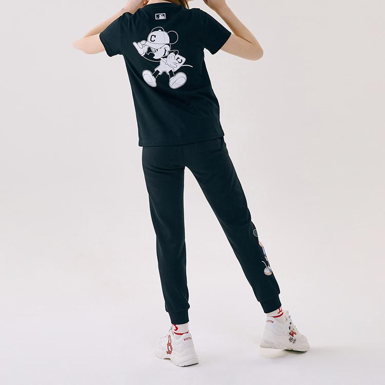 New Disney X MLB Knitted Sweatpants Unisex Black 31TPK1031-50L