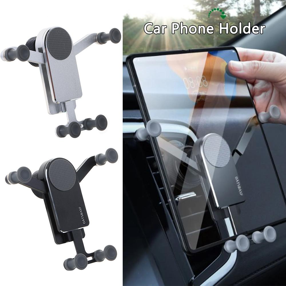 Soporte Telescópico Pantalla Plegable Teléfono Ventilación Aire Gravedad Tablet PC Soporte para Teléfono de Coche