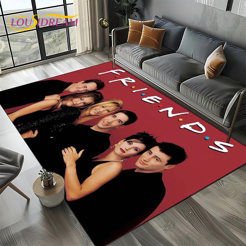 Koberec kobereček Central Perk přátelé TV seriál pro obývací pokoj ložnici domov dekorace pohovky, koberec do dětského koutku protiskluzová podložka na podlahu dárek