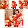 Horse Year Mascot Plush Toy With Flower Embroidery Design For Lunar New Year Gifts And Celebrations