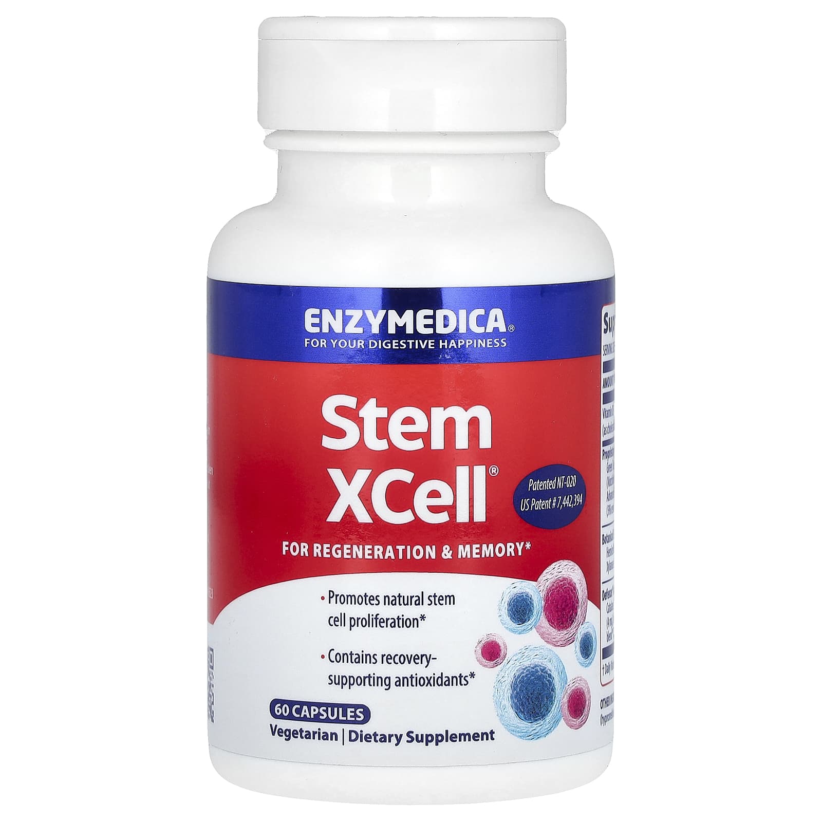 

Enzymedica, Stem XCell, 60 капсул