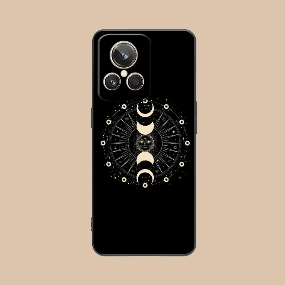 Sun Moon Mobile Cell Phone Case for Realme GT 8 Neo Pro C75 73 71 C67 65 C55 53 C35 31 C20 15 Colorful Printing Cover Cellphones