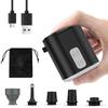 Electric Air Pump - Portable Air Pump with 5 Nozzles, Light, and Storage Bag, USB Rechargeable, Ultra-lightweight, 4Kpa Power, for Inflatable Rings,