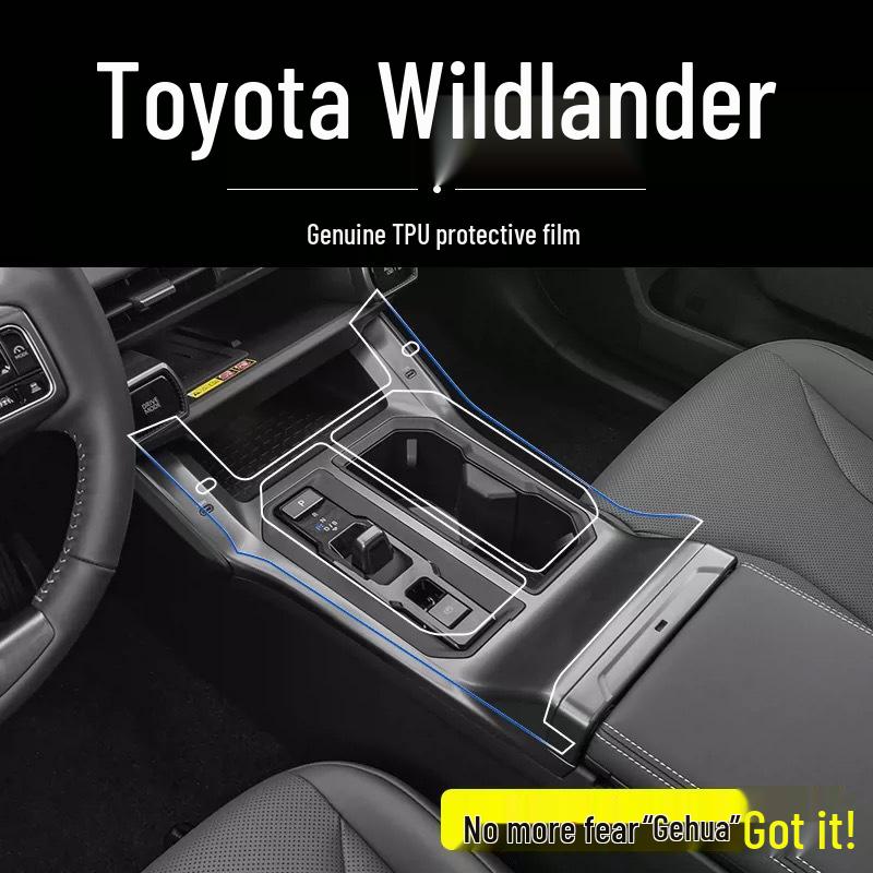 Toyota Wildlander & RAV4 Interior Protection Film: Fits 26 Models, Screen & Control Modification TPU.