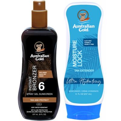 Spray Gel with Bronzer SPF6 + Moisture Lock 237ml