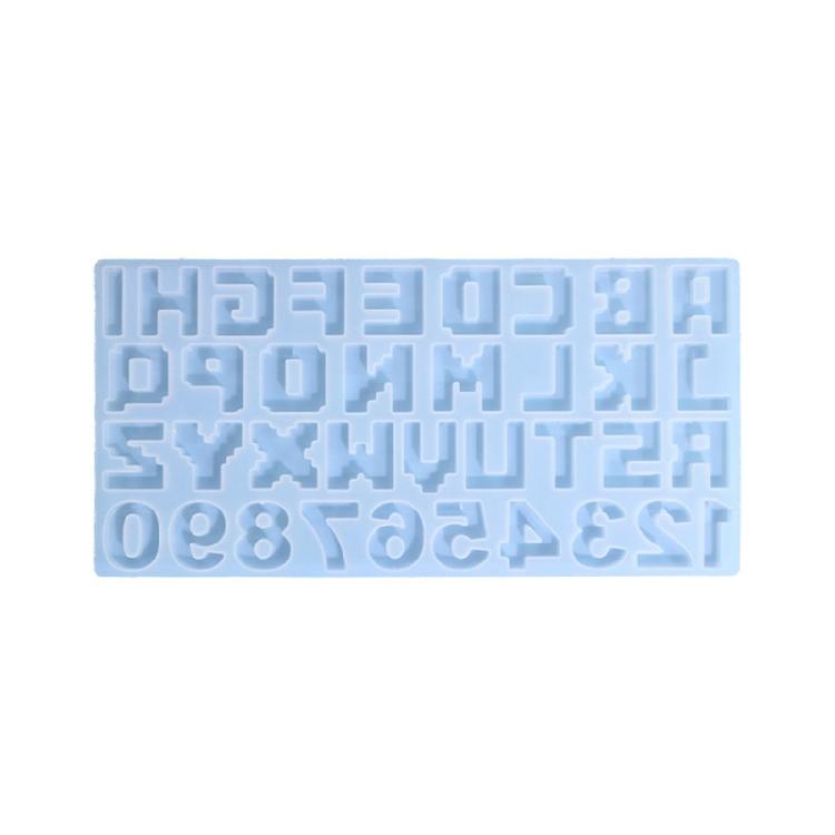 

Alphabets Number Mold Crystal Epoxy Silicone Mold Keychain Multipurpose Mould