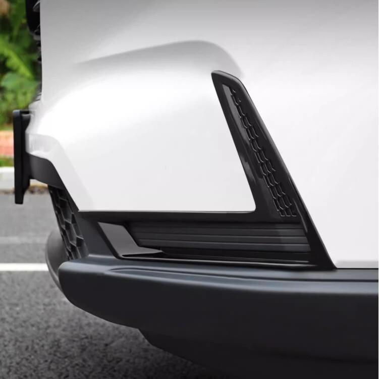 Bright Black Front Fog Light Cover Trim for Honda CRV CR-V 2023 2025