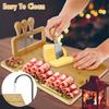 Bamboo Cheese Board Cheese Knife Cheese Slicer Fork Scoop Cut Kitchen Cooking Tools Bamboo Cutting Board Wood Cheeses Boards