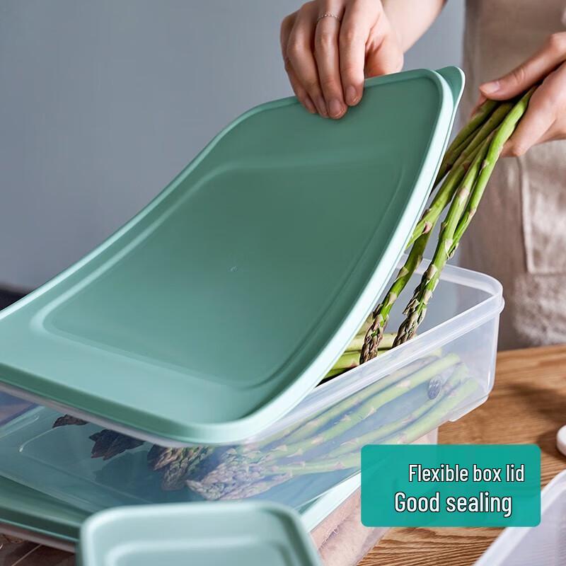 Xitianlong 1,8L Antibakteriell Kylskåpsbehållare för Matförvaring Set