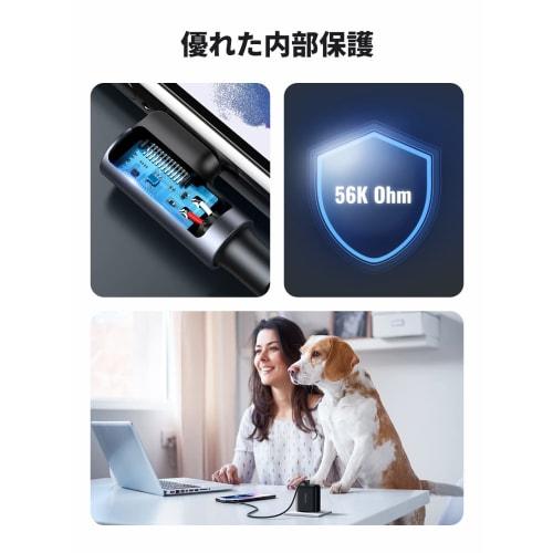 UGREEN USB Type C L-shaped Cable 0.5m QC3.0/2.0 Compatible Fast Charging Data Transfer Nylon Braid High Durability Suitable for Xperia XZ2 Galaxy S9 e