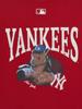 Emelbi New Year Horse Back Graphic Short Sleeve T-Shirt Ny (D.Red)