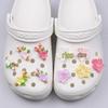 3D Peach & Cherry Blossom Hanfu Clog Accessories - High-End DIY Petal Shoe Flower Buckle