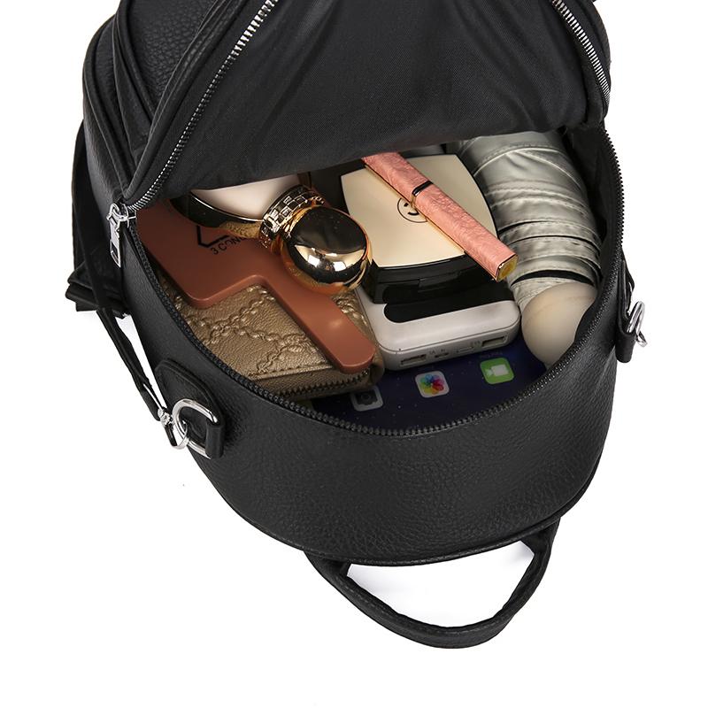 Women's Tassel Backpack Multi-Function Shoulder Bag Large Capacity Waterproof Backpack