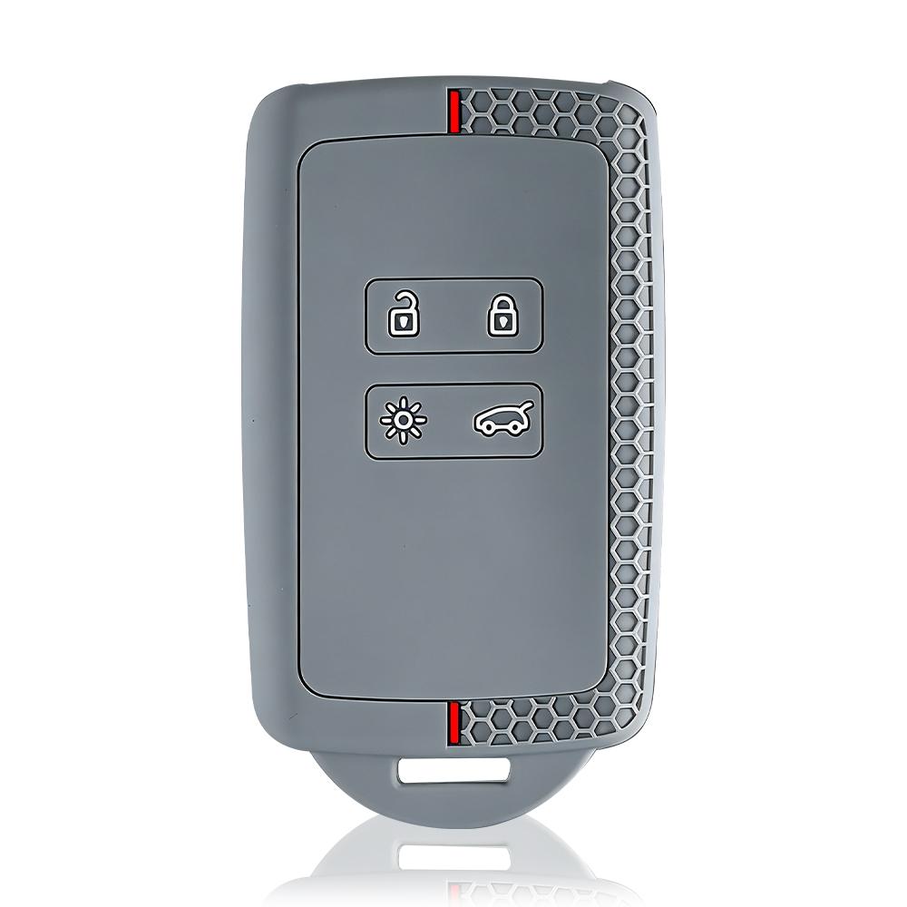 Silicone Smart Remote Control Car Key Case Cover Fob for Renault Captur Koleos Kadjar Arkana Megane Dacia Duster Sandero Stepway