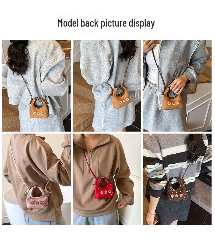 Kids' High-End Retro Polka Dot Crossbody Handbag: Parent-Child Matching Bag