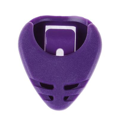 1/5Pcs Plactic Guitar Pick Plectrum Holder Case Box Heart Shaped Parts