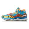 Li Ning WOW 3 Basketball Shoes Men's Mid Top Yellow/Blue ABAK061-1
