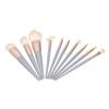 10PCS Makeup Brushes Set Soft Bristles Brushes for Blush Eye Shadow Eyebrow Highlight