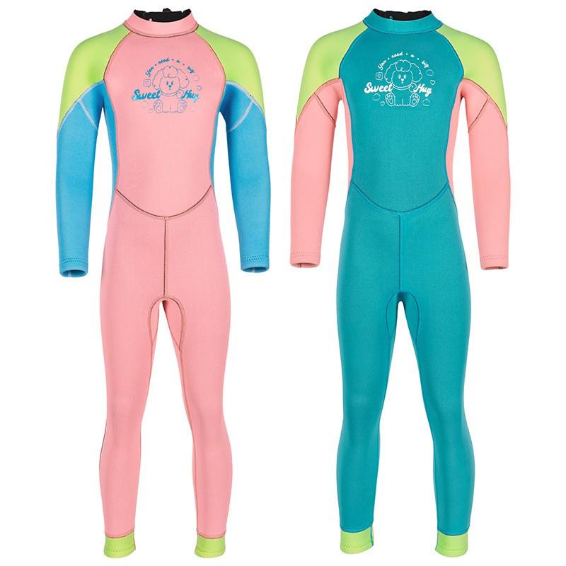 2.5mm Neoprene Kids Girls Wetsuit Swimming Diving Surfing Warm Thermal Protection Summer Winter