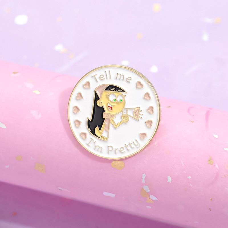 Character Cartoon Chic Alloy Brooch Multifunctional Decorative Badge For All
