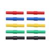 4mm Insulated Banana Coupler Female To Female 5 Colors Banana Plug Socket Adapter for Inverters Industrial Equipment