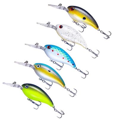 1 adet HENGJIA Sığ Dalış Crankbait Keskin Kanca ile 10 cm 14g Yapay Sert Yem Wobbler Bas Pike olta takımı