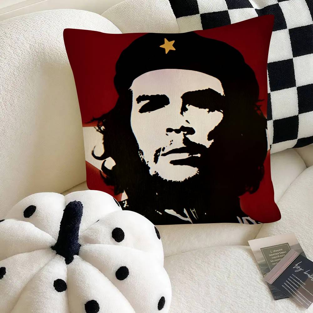 Che Guevara Pillow Case Fashion Square Pillowcase Bedroom Sofa Room Ins Decoration Leisure