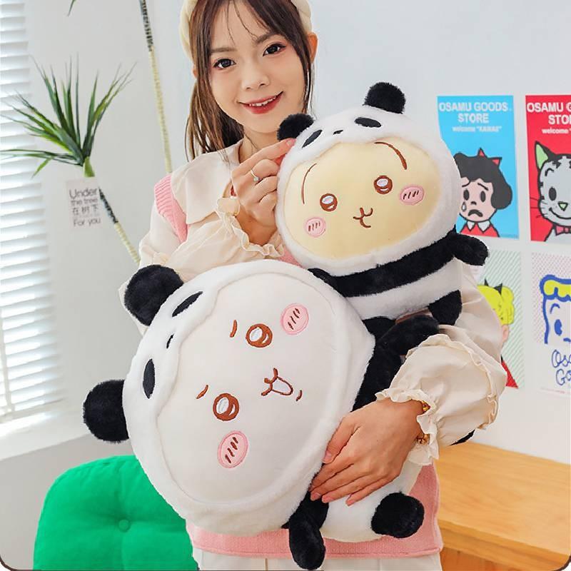 Chiikawa Toy Plush Panda Cartoon Stuffed Animal Doll Room Decoration Gifts Kids