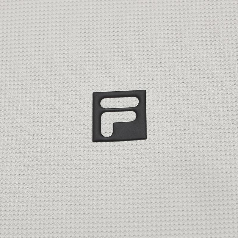 Fila Golf Series Fashion Sports Casual Stretch Comfortable Solid Color Knit Long Sleeve Polo Shirt Men Tops A11M545201FGY