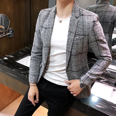Blazer pour hommes mode printemps été vêtements homme costume veste dégradé couleur décontracté coupe ajustée fantaisie fête chanteur Blazzer manteau