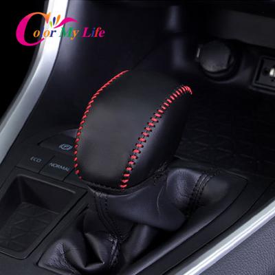 Husa din Piele pentru Maneta Schimbător Auto Gâturi Schimbător pentru Toyota RAV4 RAV 4 XA50 MK5 2019 - 2025 Accesorii