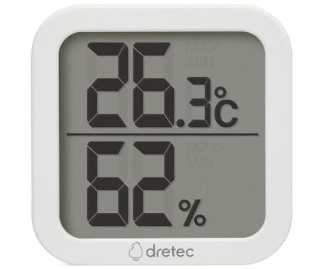 Dretec Digital White Thermo-Hygrometer "Kral" O-414WT