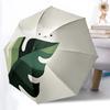1pc Cat Leaf Automatic Open 8-Rib Windproof Umbrella, Travel & Commuting, Suitable for All Seasons
